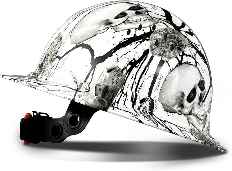 SAFEBUILDER SBD-G1C Construction Full Brim Safety Helmet HDPE Hard Hat Vented Hardhats Sunshade Carbon Fiber Pattern Industrial Work Certified ANSI/ISEA Z89.1 - Image 1